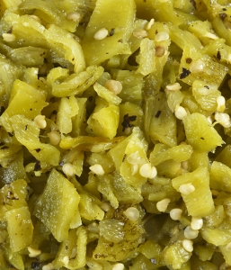 8 lbs. Flame Roasted Hatch Green Chile Variety Frozen Diced