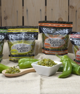 8 lbs. Flame Roasted Hatch Green Chile Variety Frozen Diced